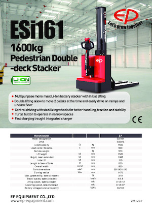 E.-Geh-Hochhubwagen EP ESi161