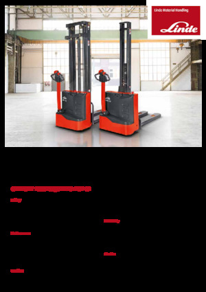 E.-Geh-Hochhubwagen Linde ML10