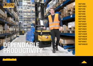 E.-Geh-Hochhubwagen Caterpillar NSP12N3