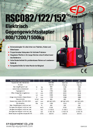 E.-Geh-Hochhubwagen EP RSC122