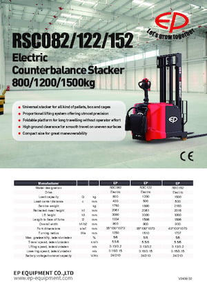 E.-Geh-Hochhubwagen EP RSC122