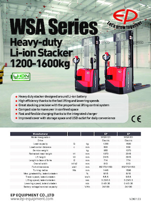 E.-Geh-Hochhubwagen EP WSA121