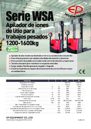 E.-Geh-Hochhubwagen EP WSA121