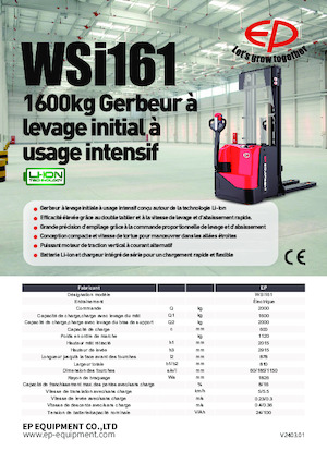 E.-Geh-Hochhubwagen EP WSi161