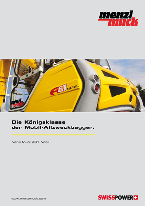 Schreitbagger Menzi A 81 Mobil