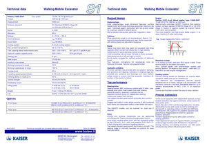 Schreitbagger Kaiser S 1-5