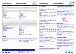 Schreitbagger Kaiser S 1-5