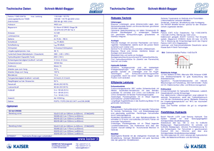 Schreitbagger Kaiser S 2 Cross 4x4