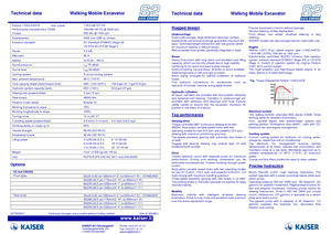 Schreitbagger Kaiser S 2 Cross 4x4