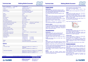 Schreitbagger Kaiser S 2 Mobil