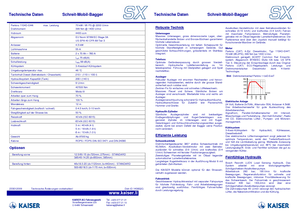 Schreitbagger Kaiser S X