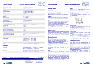 Schreitbagger Kaiser S X