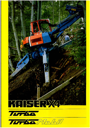 Schreitbagger Kaiser X 4 Turbo