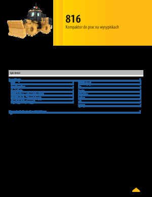 Müllkompaktoren Caterpillar 816