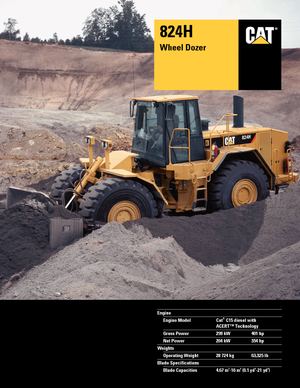 Raddozer Caterpillar 824H