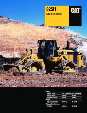 Müllkompaktoren Caterpillar 825H