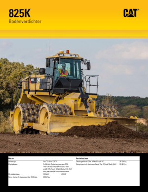 Müllkompaktoren Caterpillar 825K