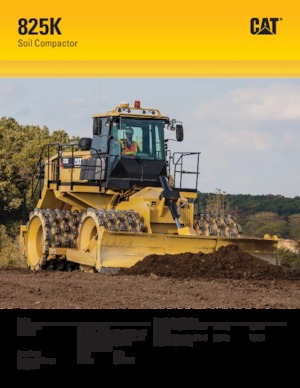 Müllkompaktoren Caterpillar 825K