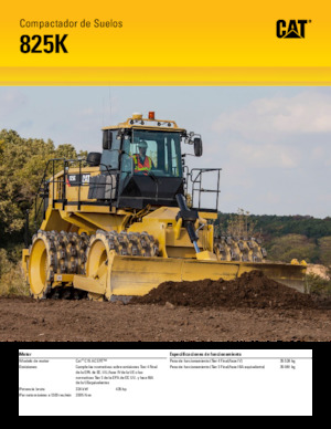 Müllkompaktoren Caterpillar 825K