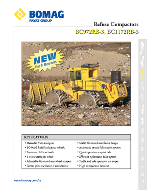 Müllkompaktoren Bomag BC 1172 RB 3