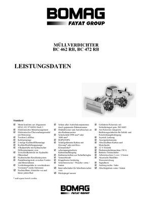 Müllkompaktoren Bomag BC 472 RB