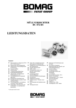Müllkompaktoren Bomag BC 472 RS