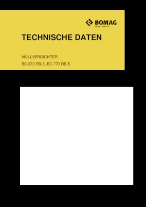 Müllkompaktoren Bomag BC 673 RB 5