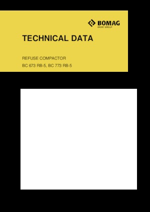 Müllkompaktoren Bomag BC 673 RB 5