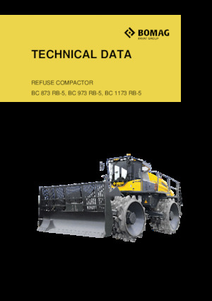 Müllkompaktoren Bomag BC 873 RB 5