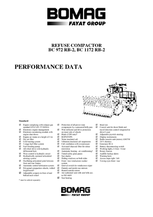 Müllkompaktoren Bomag BC 972 RB 2