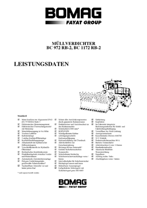 Müllkompaktoren Bomag BC 972 RB 2