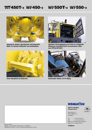 Müllkompaktoren Komatsu WF550-3