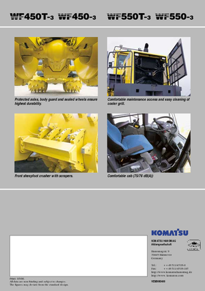 Müllkompaktoren Komatsu WF550-3