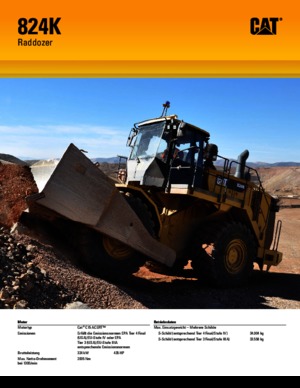 Raddozer Caterpillar 824K