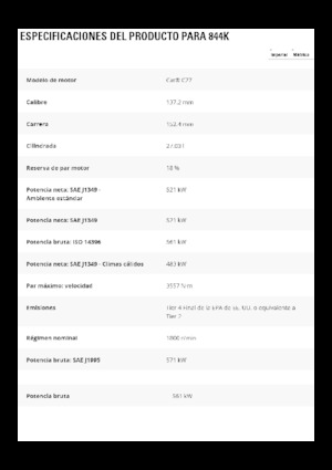Raddozer Caterpillar 844K