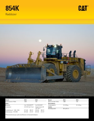 Raddozer Caterpillar 854K