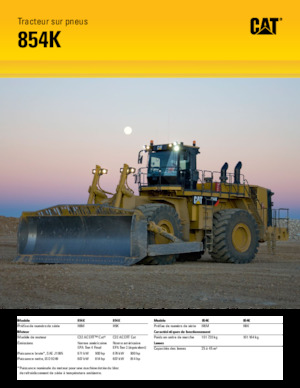 Raddozer Caterpillar 854K