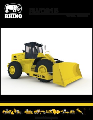 Raddozer RHINO RWD315
