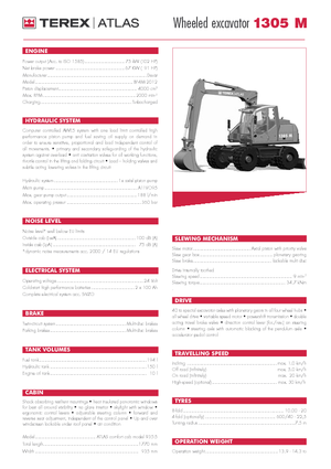 Mobilbagger Atlas 1305 M