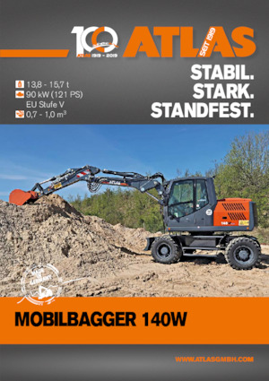 Mobilbagger Atlas 140 W