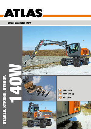 Mobilbagger Atlas 140 W