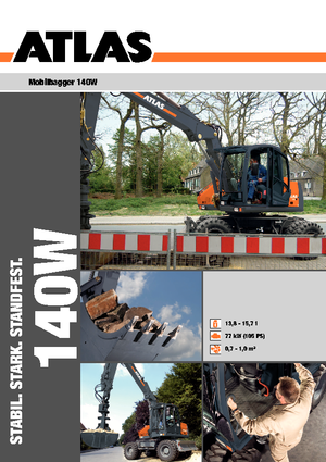 Mobilbagger Atlas 140 W