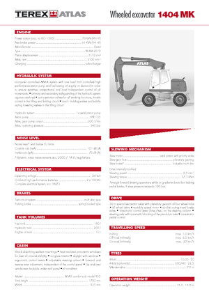 Mobilbagger Atlas 1404 M
