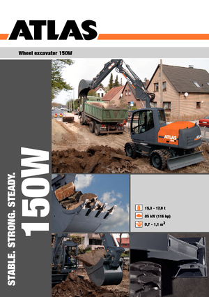 Mobilbagger Atlas 150 W