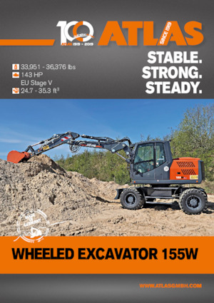 Mobilbagger Atlas 155 W