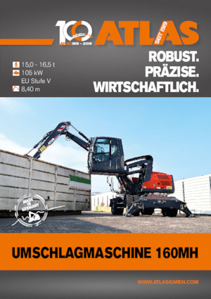 Mobilbagger Atlas 160 MH