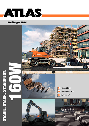 Mobilbagger Atlas 160 W