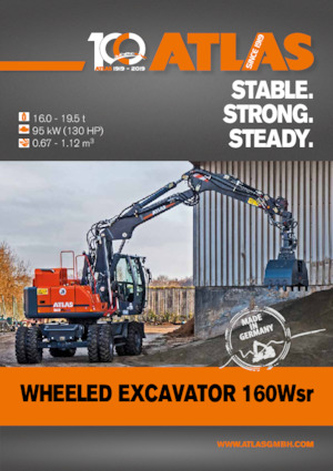 Mobilbagger Atlas 160 W-SR 