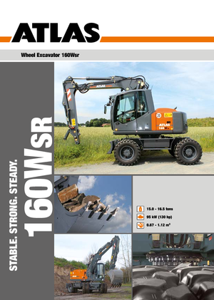 Mobilbagger Atlas 160 W-SR
