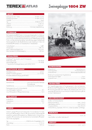 Mobilbagger Atlas 1604 ZW